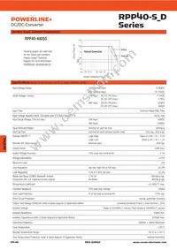 RPP40-483.3S/N Datasheet Page 2