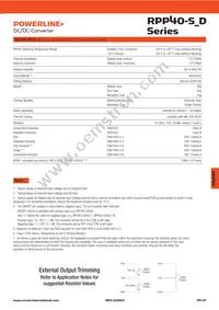 RPP40-483.3S/N Datasheet Page 3