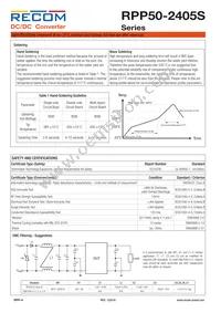 RPP50-2405S Datasheet Page 4