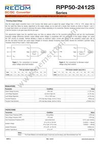 RPP50-2412S Datasheet Page 2