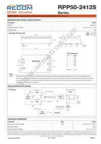 RPP50-2412S Datasheet Page 5