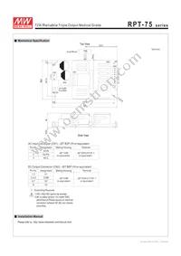 RPT-7503 Datasheet Page 5