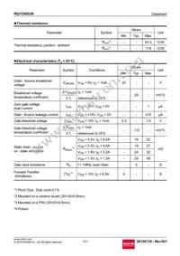 RQ1C065UNTR Datasheet Page 2