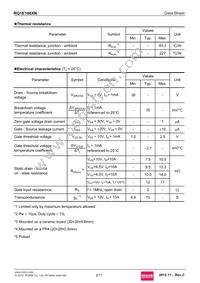 RQ1E100XNTR Datasheet Page 2