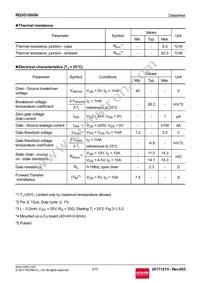 RQ3G100GNTB Datasheet Page 2