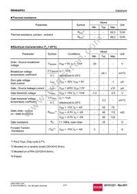 RRH040P03TB1 Datasheet Page 2