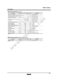 RRS110N03TB1 Datasheet Page 2