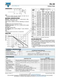 RS010100K0FS73 Datasheet Page 2