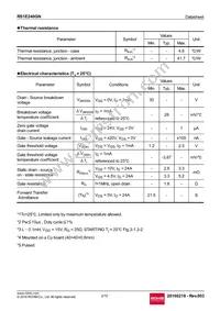 RS1E240GNTB Datasheet Page 2