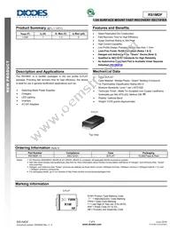 RS1MDF-13 Datasheet Cover