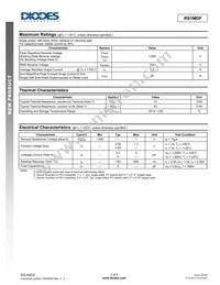 RS1MDF-13 Datasheet Page 2