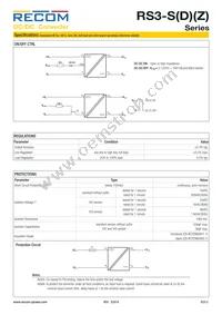 RS3-483.3DZ/H3 Datasheet Page 3