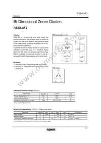 RSB6.8F2T106 Datasheet Cover