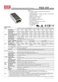 RSD-200C-12 Datasheet Cover