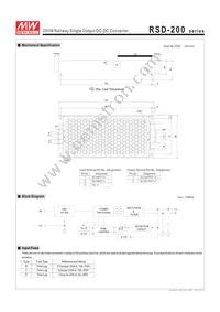 RSD-200C-12 Datasheet Page 2