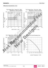 RSD046P05TL Datasheet Page 8