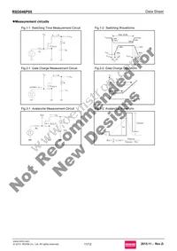 RSD046P05TL Datasheet Page 11