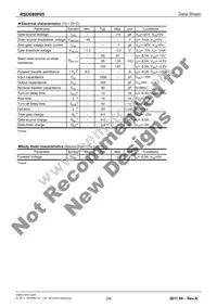 RSD080P05TL Datasheet Page 2