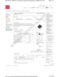 RSD130P10TL Datasheet Cover