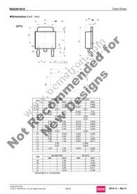 RSD201N10TL Datasheet Page 12