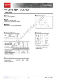 RSH070N05TB1 Datasheet Cover
