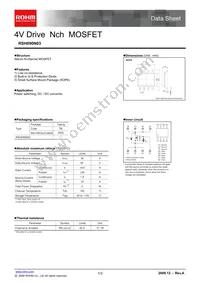 RSH090N03TB1 Datasheet Cover