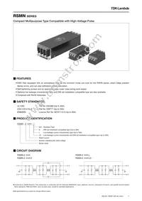 RSMN-2060 Datasheet Cover