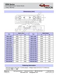 RSN-200-50B Datasheet Page 2