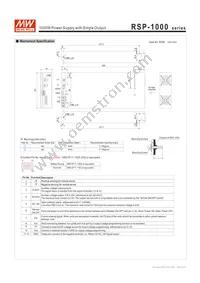RSP-1000-15 Datasheet Page 7