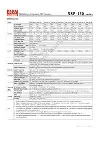 RSP-150-48 Datasheet Page 2