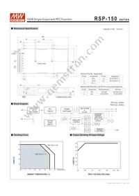 RSP-150-48 Datasheet Page 3