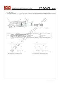 RSP-2400-24 Datasheet Page 6