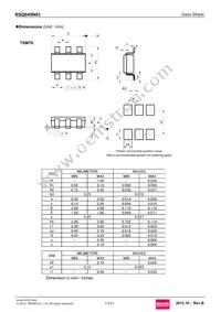 RSQ045N03TR Datasheet Page 11