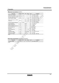 RSS095N05FU6TB Datasheet Page 2