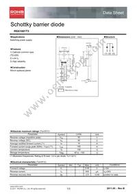 RSX1001T3 Datasheet Cover