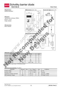 RSX101M-30TFTR Datasheet Cover