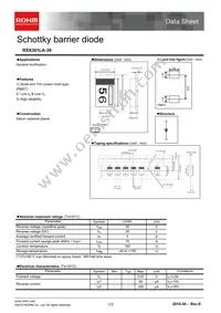 RSX301LA-30TR Datasheet Cover