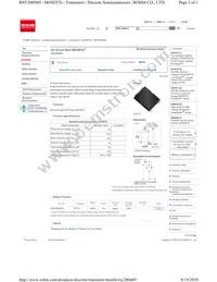 RSY200N05TL Datasheet Cover