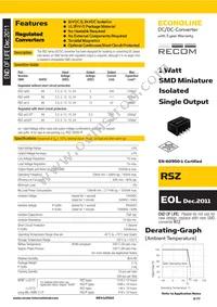RSZ-3.33.3/P-R Datasheet Cover