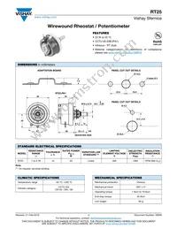 RT025AS4701KB Datasheet Cover