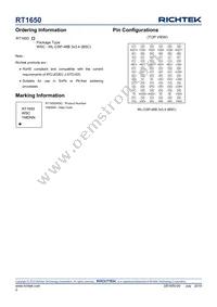 RT1650WSC Datasheet Page 2