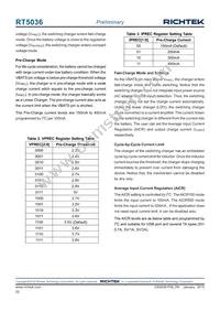 RT5036GQW Datasheet Page 22