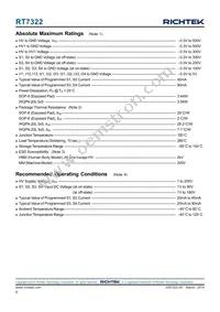 RT7322ELGSP Datasheet Page 8