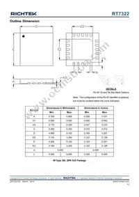 RT7322ELGSP Datasheet Page 13