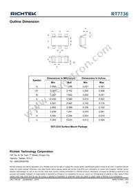 RT7736DGE Datasheet Page 23