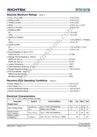 RT8167BGQW Datasheet Page 15