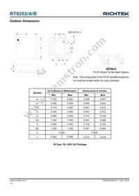 RT8202GQW Datasheet Page 16