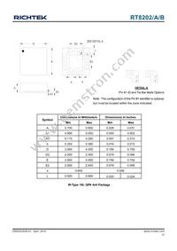 RT8202GQW Datasheet Page 17