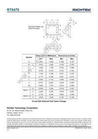 RT8476GSP Datasheet Page 16