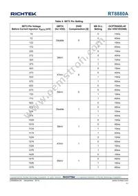 RT8880AGQW Datasheet Page 11